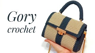 شنطه كروشيه موديل مميز وانيق Crochet bag/Bolso de crochet/Bolsa de crochê/Tas rajutan