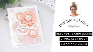 Besondere Grusskarte | Üppig verziert, aber doch clean and simple | Produktpaket Gears and Textures