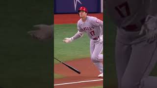 Ohtani’s 24th homer goes to the catwalk.