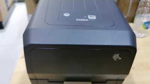 ZEBRA ZD220T MEDIA LOADING & AUTO CALIBRATION