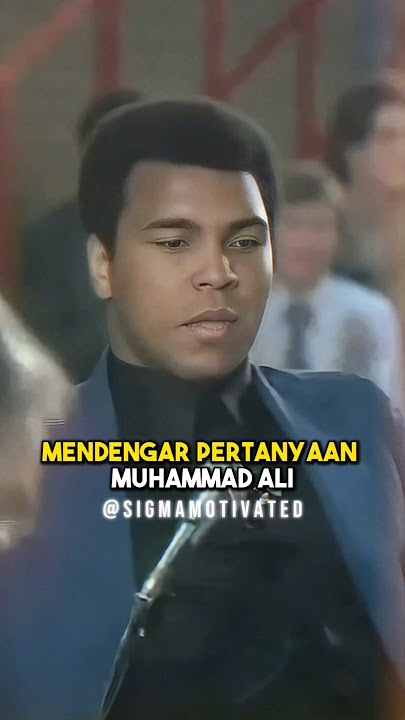 Pertanyaan Muhammad Ali Untuk Orang Ateis ⁉️