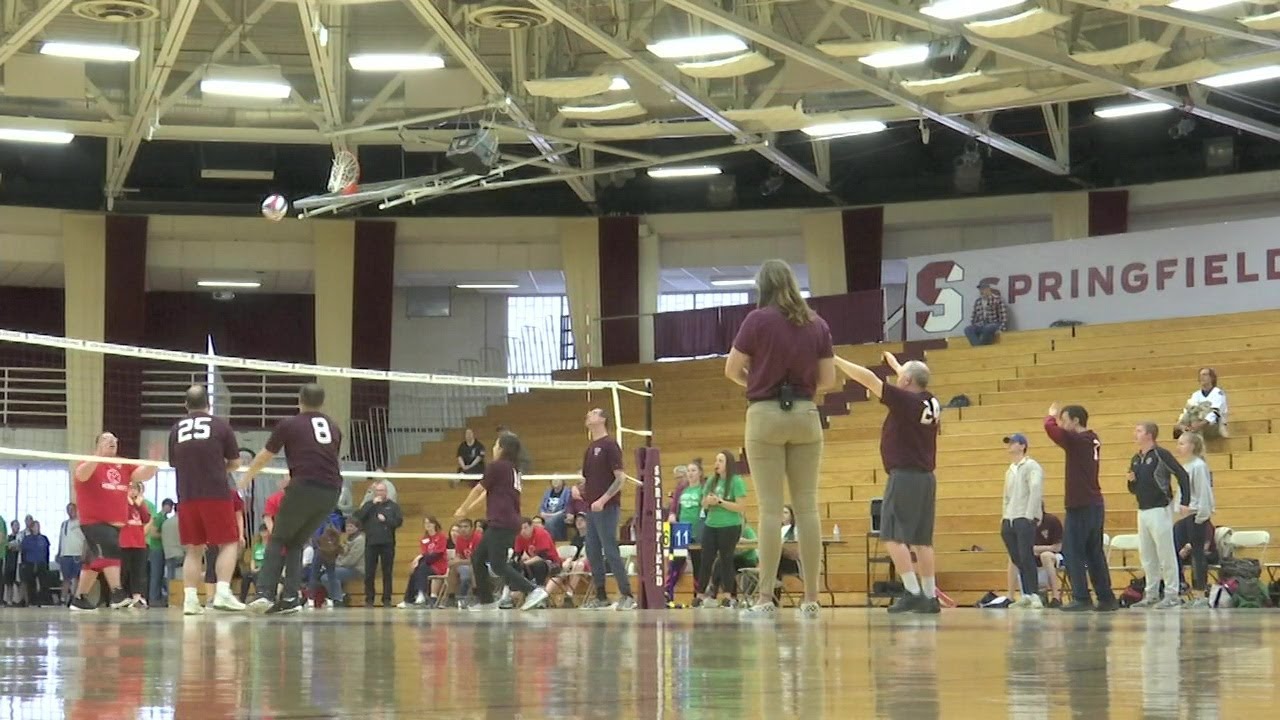 Springfield College hosts Special Olympics volleyball tournament - YouTube