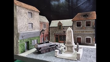 Scratch build war memorial diorama. 1/35 scale modelling.