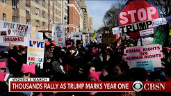 Thousands rally in 2018 Women's March