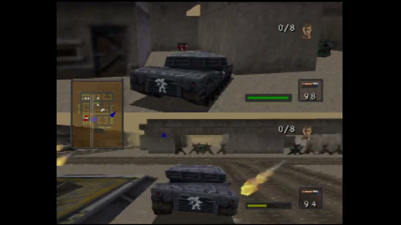 BattleTanx: Global Assault | 2 Player Co-op Gameplay | Nintendo 64