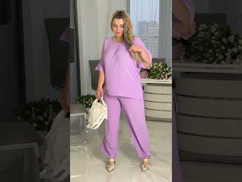 Жіночий костюм з крепу, видео 1