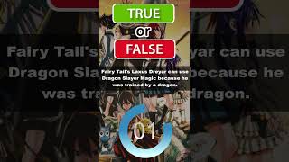 True or False Fairy Tail Edition [Anime Quiz] screenshot 5