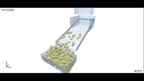 Discrete Element Method - vibration screen