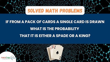 Solved Problem 2 | Probability - Animated Explanation #Mathematics #Learnengg #explained