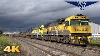 Rail Action at McIntyre Loop: Australian Trains in 4K