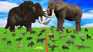 Ultimate Race 60 Dinosaurs Running Race: Which is the Fastest Animal Revolt Battle Simulator