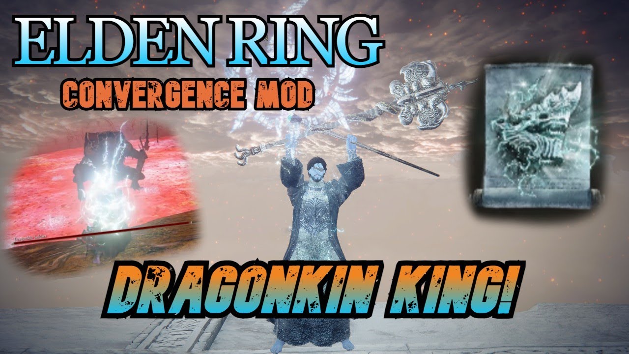 I Became the DRAGONKIN KING in Elden Ring's Convergence Mod!