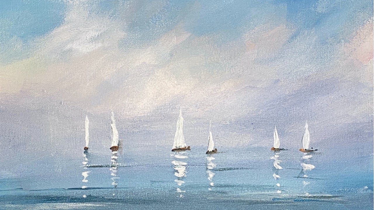 Atmospheric Acrylic Painting Tutorial To Get You Started