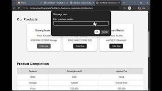 Task Demo - DAS008945 - TechWorld - Electronic & Gadgets