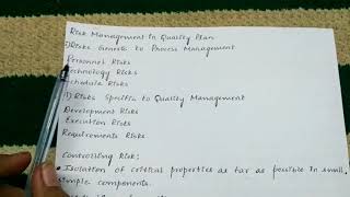 Risk Planning in software Testing | Software Testing