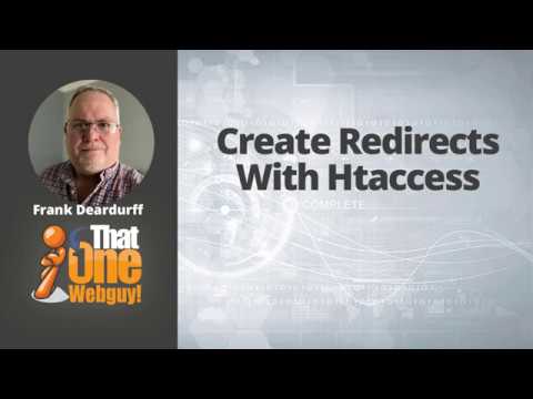 create redirects with htaccess