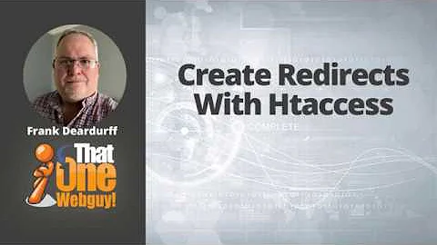 create redirects with htaccess
