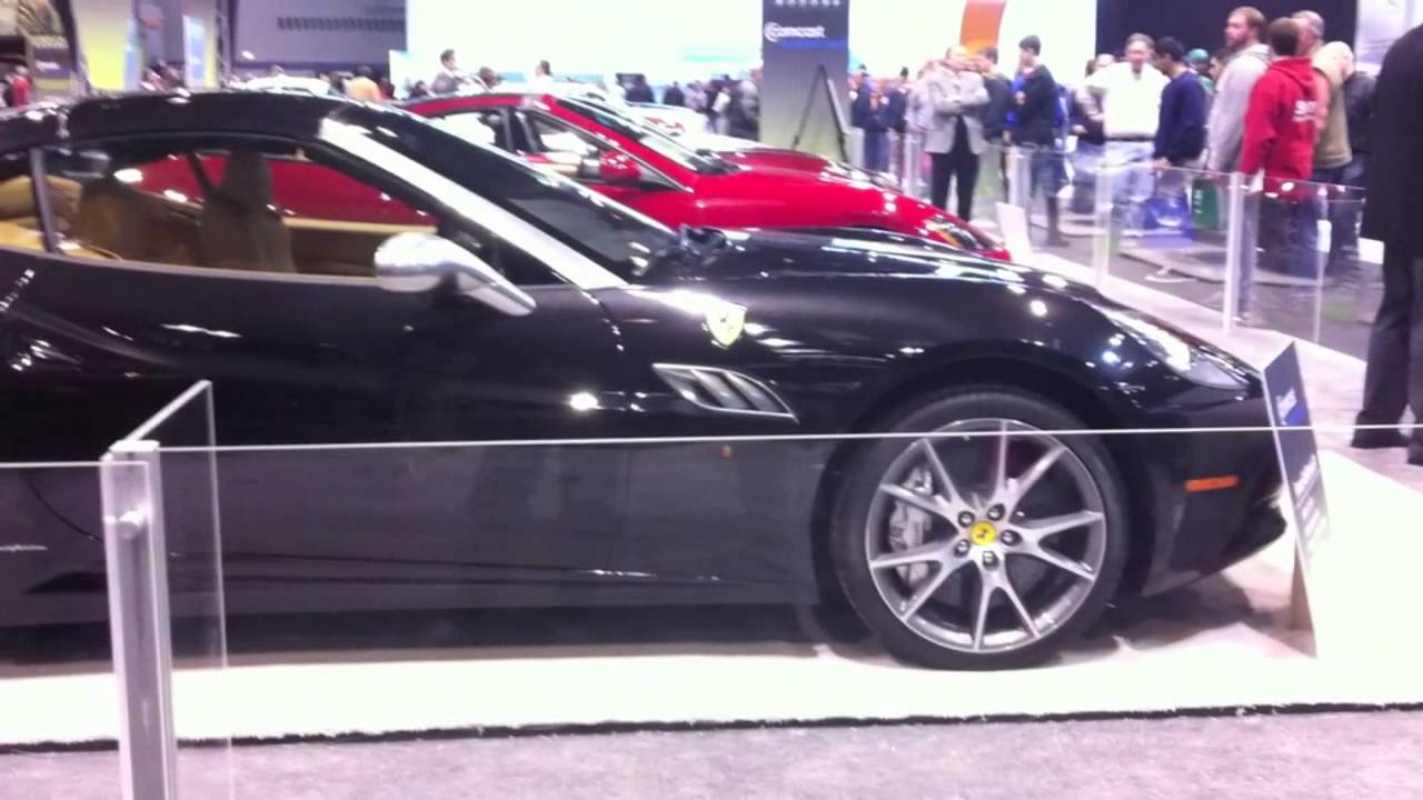 my trip to the chicago auto show lambergini ferrari corvette