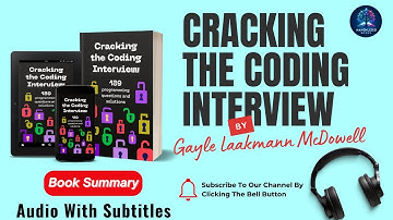 Cracking the Coding Interview | Gayle Laakmann McDowell | Book Summary | English Book Summary