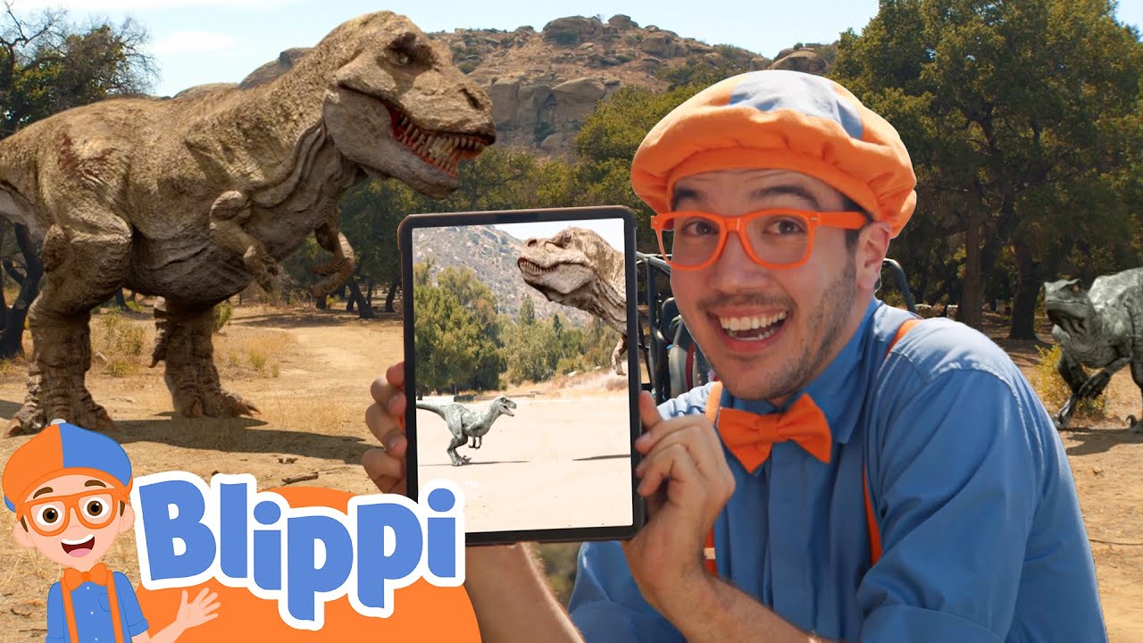 ⁣Blippi Learns About Dinosaurs at T-Rex Ranch! | Fun and Educational Videos for Kids