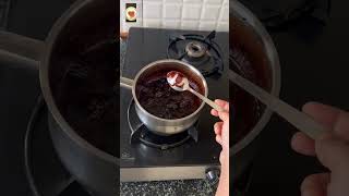Homemade Chocolate Syrup with Cocoa Powder | 5 Minute Chocolate Sauce Recipe #shorts #quickrecipe