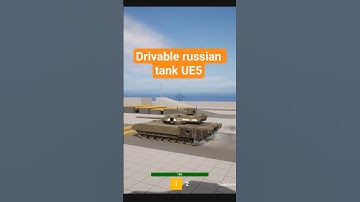 Unreal Engine drivable tank #unrealengine #vehicle