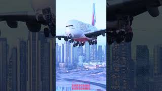 World’s Largest Passenger Plane Landing in Dubai ✈️ | Must Watch! #EmiratesA380 #aviation  #uae
