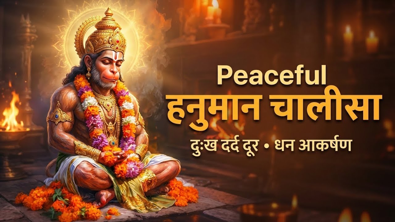 आज यह चालीसा मिस मत करना 😱 चालीसा सुनते ही धन-समृद्धि और सुरक्षा मिलेगी | Hanuman Chalisa Full Path