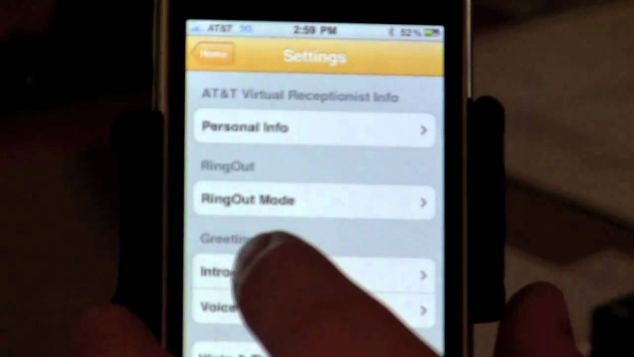 Virtual Receponist - YouTube