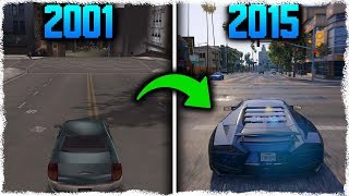 🌴КАК МЕНЯЛАСЬ ГРАФИКА В GTA С 2001 ПО 2015!? [GTA 3➜GTA 5]