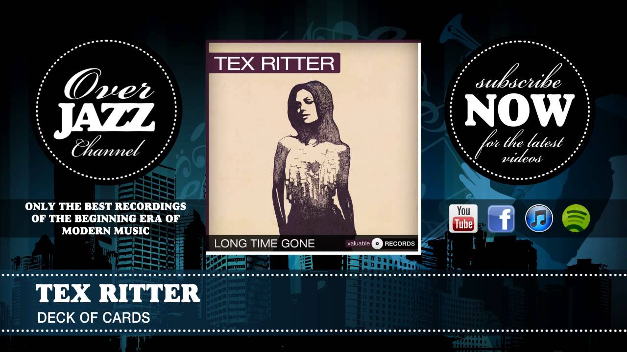 Tex Ritter - Deck Of Cards (1948) - YouTube