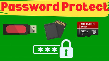 How Password Protected Pen Drive/HDD/SD Card