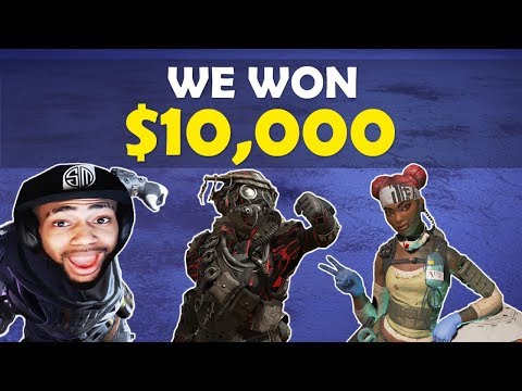 WE WON $10,000 IN APEX LEGENDS TOURNAMENT WHILE CRASHING...