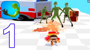 RipZombie - Gameplay Walkthrough Part 1 - All Levels 1-15 (Android, iOS)