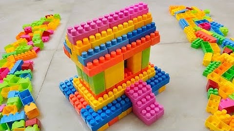 Satisfying DIY House ASMR/ building blocks/block game/lego building blocks #asmr#buildingblocks#lego