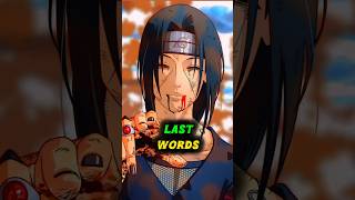 Last Words Of Naruto Characters