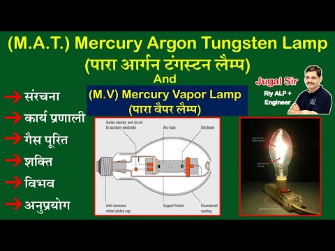 Mercury Argon Tungsten Lamp (MAT & MV) (पारा आर्गन टंगस्टन लैम्प) | Electricain Theory By Jugal Sir