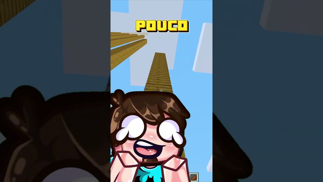EU PULEI DO BLOCO MAIS ALTO DO MINECRAFT E ISSO ACONTECEU