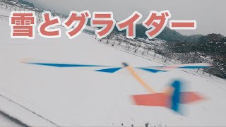 【RC Glider】雪景色を飛ぶ ラジコングライダー【GoPro8】