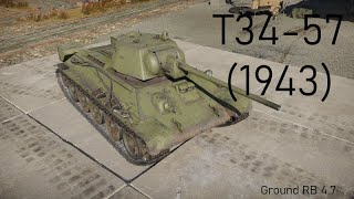 Getting Repeatedly Killed In The T34-57 1943 -War Thunder-