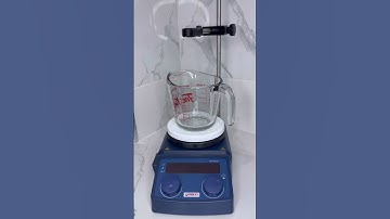 How to Set Up the Magnetic Stirrer Stand and Heat Probe #shorts