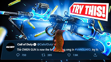 FASTEST KILLING OWEN GUN in VANGUARD! 😱 (Best OWEN GUN Class Setup)