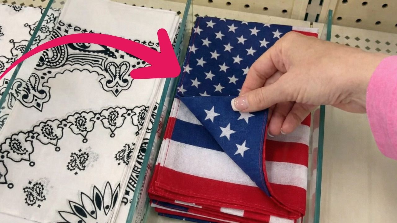 Возьмите бандану за 99 центов и отправляйтесь на задний двор...