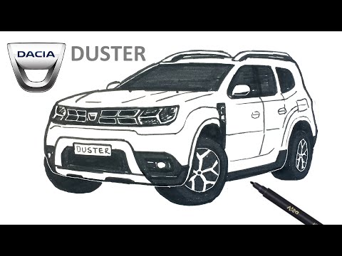 Easy Drawing Dacia Duster I Kolay Dacia Duster Nasıl Çizilir? How To Draw Duster