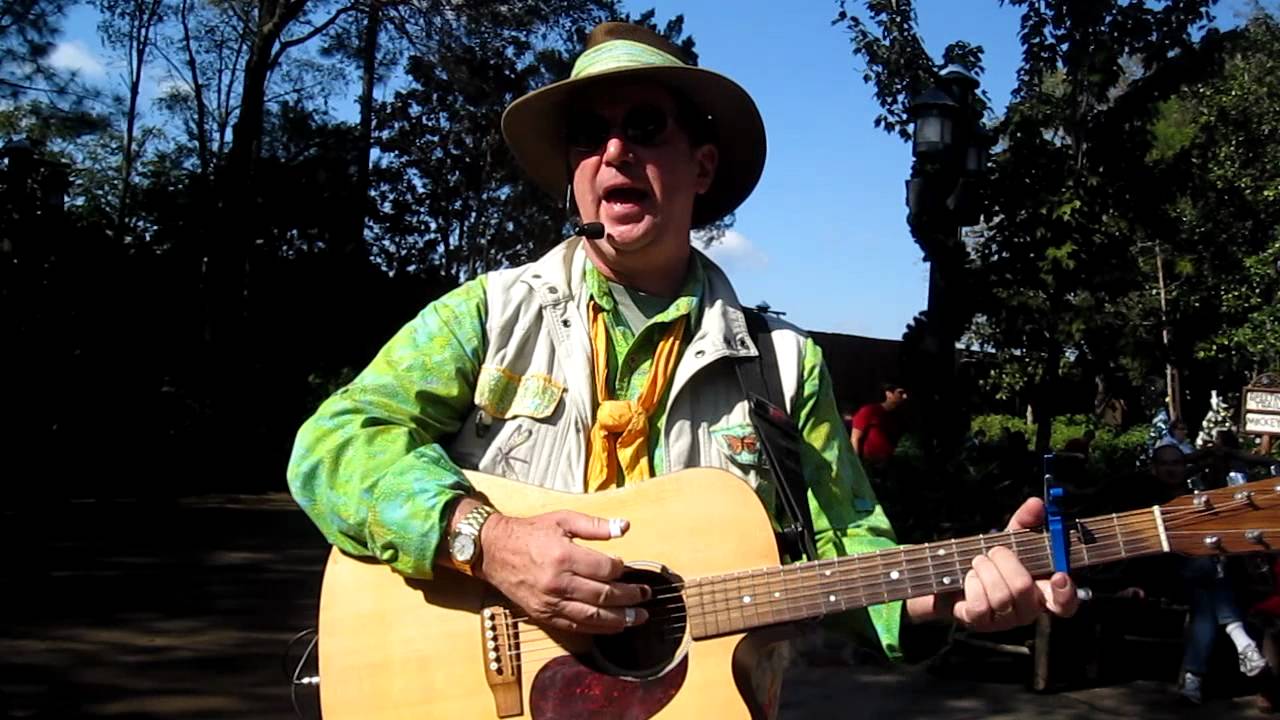 Guitar Dan sings a song about Carter and Violet at Disney's Animal Kingdom