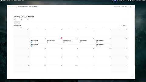 Notion Calendar 🗓️ and How To Make a To-Do List Calendar in Notion