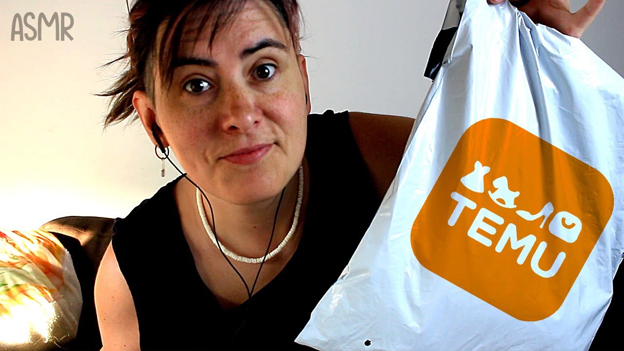 ¿Por qué pedí esto en TEMU? | ASMR susurros + cosas absurdas pero baratas 😁