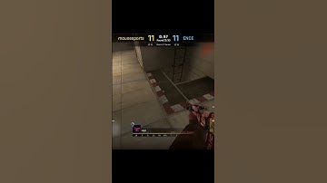 ropz Popdog Wallbang on Train CSGO #Shorts