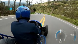 Racing Down A Mountain 70+ MPH !! No Engine Vehicle Category