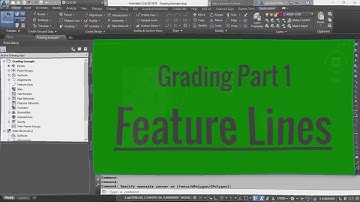 Grading Part 1   Feature Lines